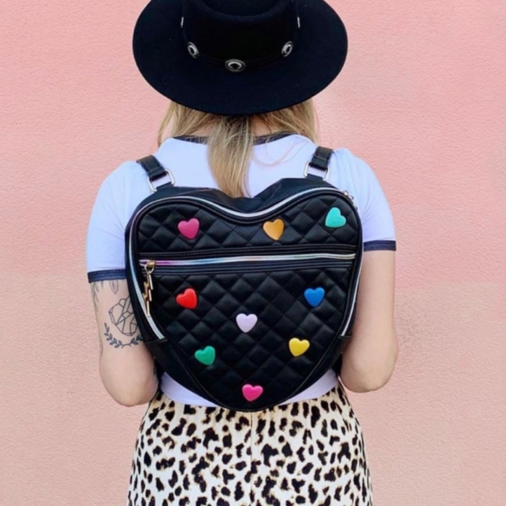 Betty and Veronica x Lazer Kitten Collab Heart Backpack
